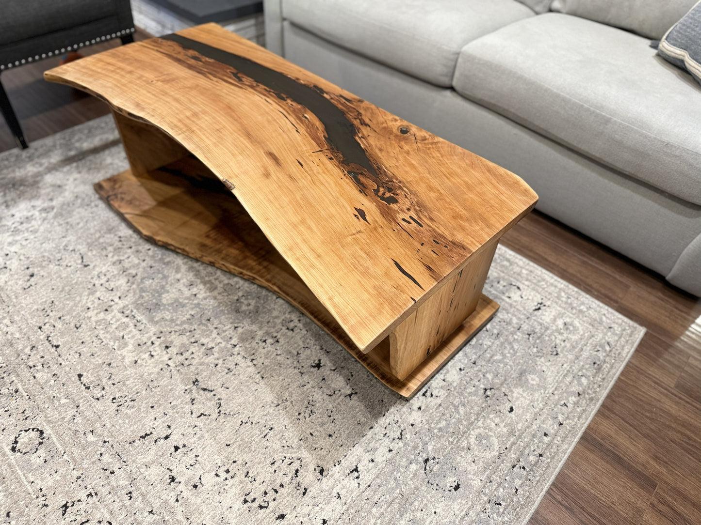 Cherry Live Edge Coffee/Den Table